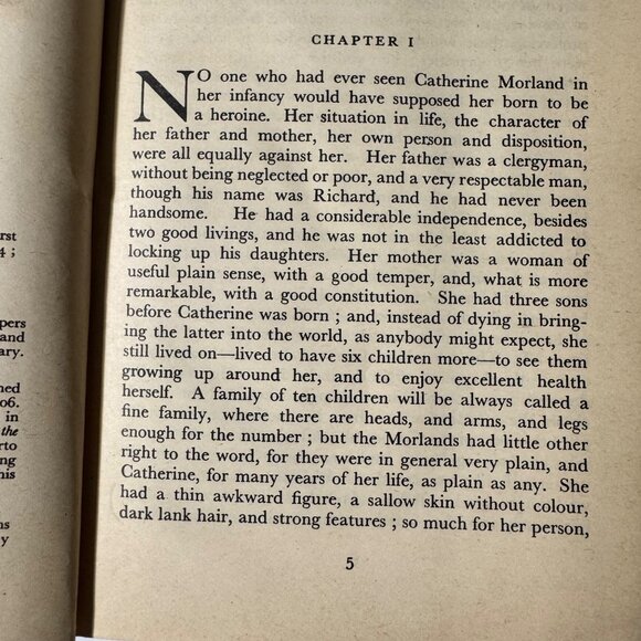 Northanger Abbey By Jane Austen 1949 Second Edition Nicholas Vane HCDJ Vintage - Picture 7 of 16